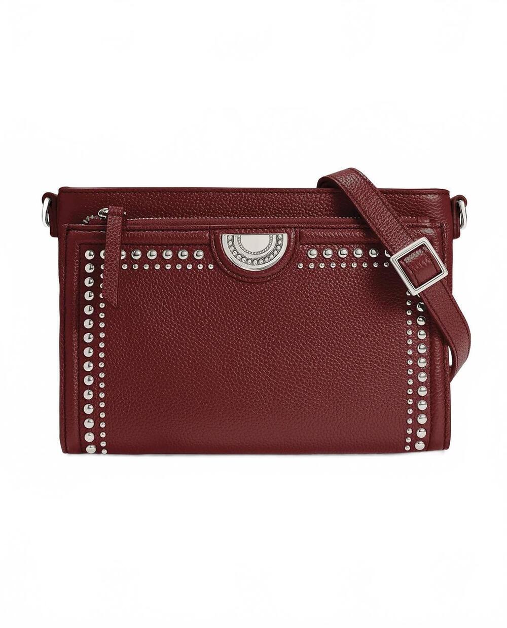 NEW BRIGHTON jordyn handbag in burgundy